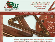 Tablet Screenshot of billwestleyracks.com